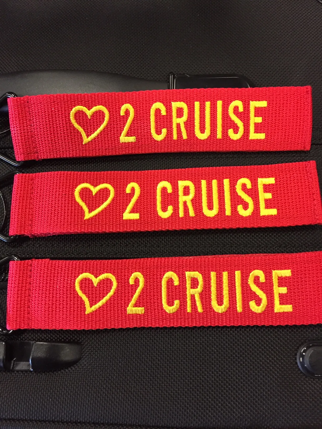 TudeTag - 'Love' 2 CRUISE Luggage Tag Identifier