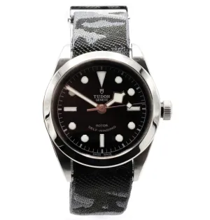 Tudor Black Bay 36 Black Dial Steel Watch - Ref: 79500