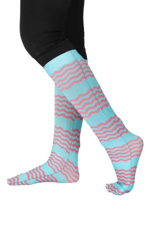 TuffRider Ladies CoolMax Printed Boot Socks