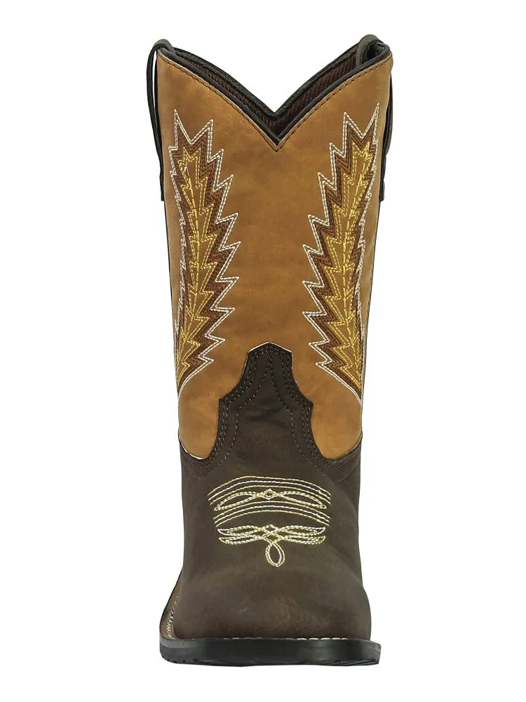 TuffRider Youth Biscayne Square Toe Western Boot