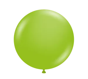 Tuftex 17in Lime Green Latex Balloons 50ct