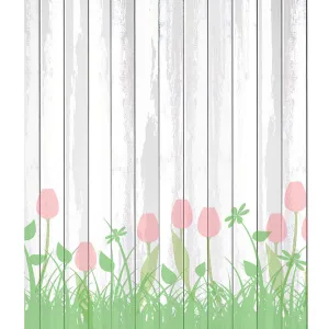 Tulip Planks Printed Backdrop