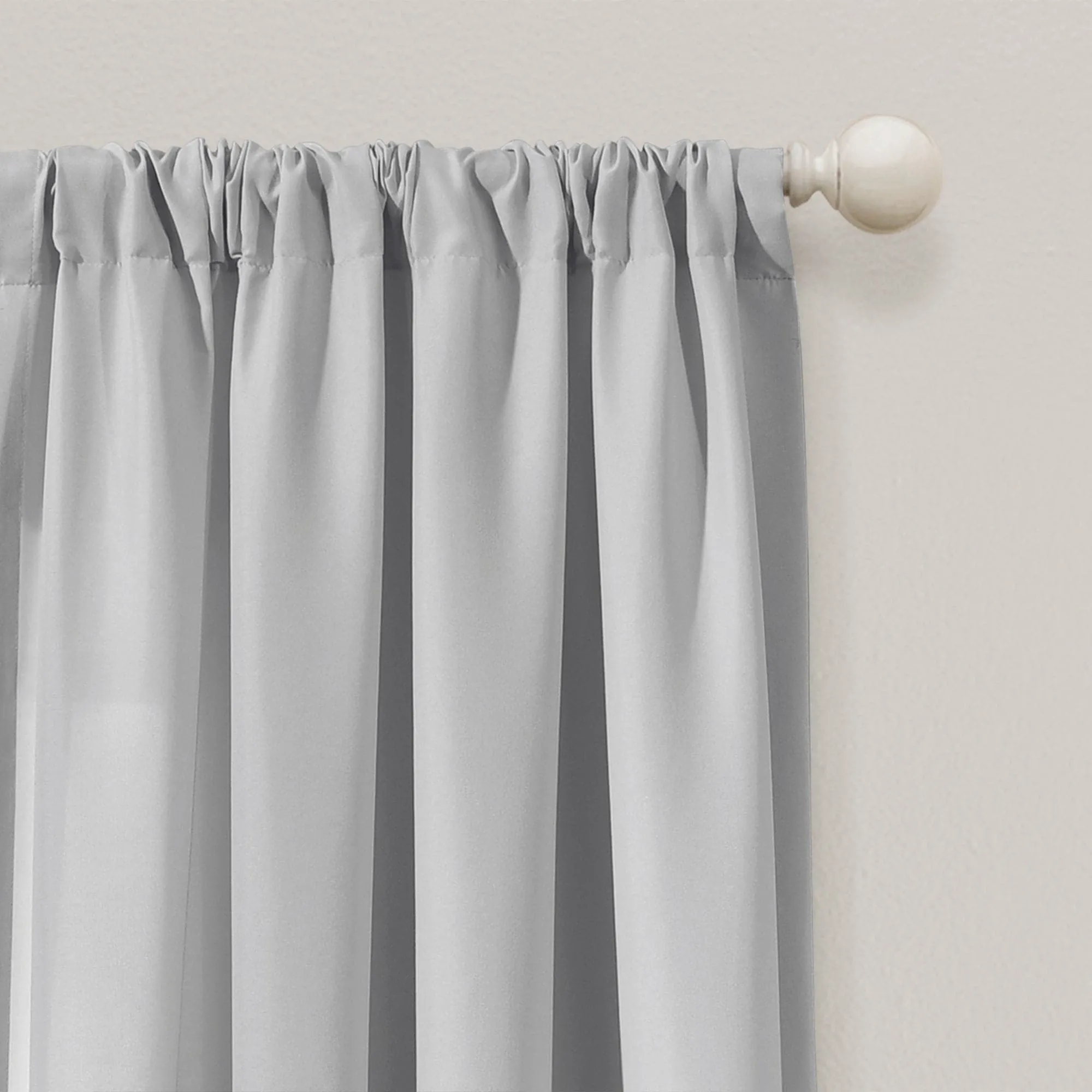 Tulle Skirt Colorblock Window Curtain Panel Set