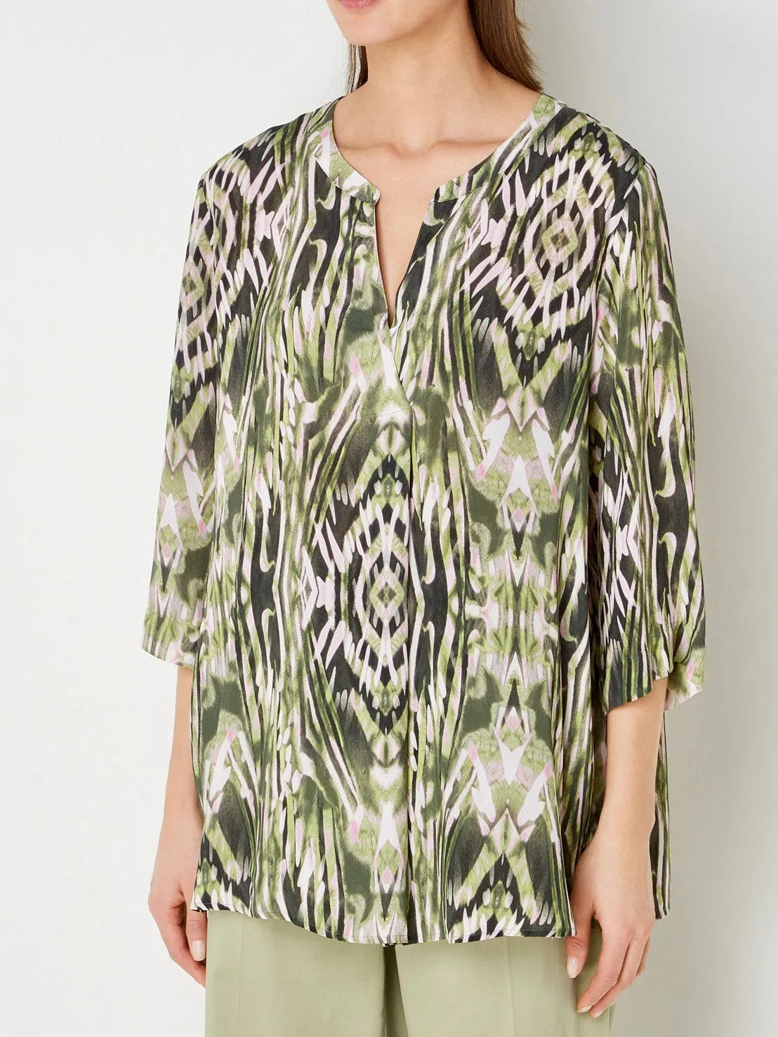 Tunic Blouse with Print