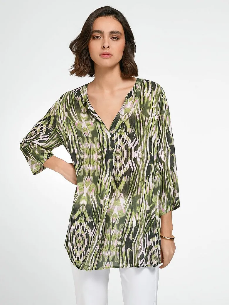 Tunic Blouse with Print