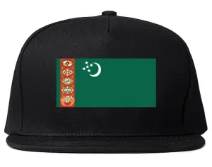 Turkmenistan Flag Country Printed Snapback Hat Cap