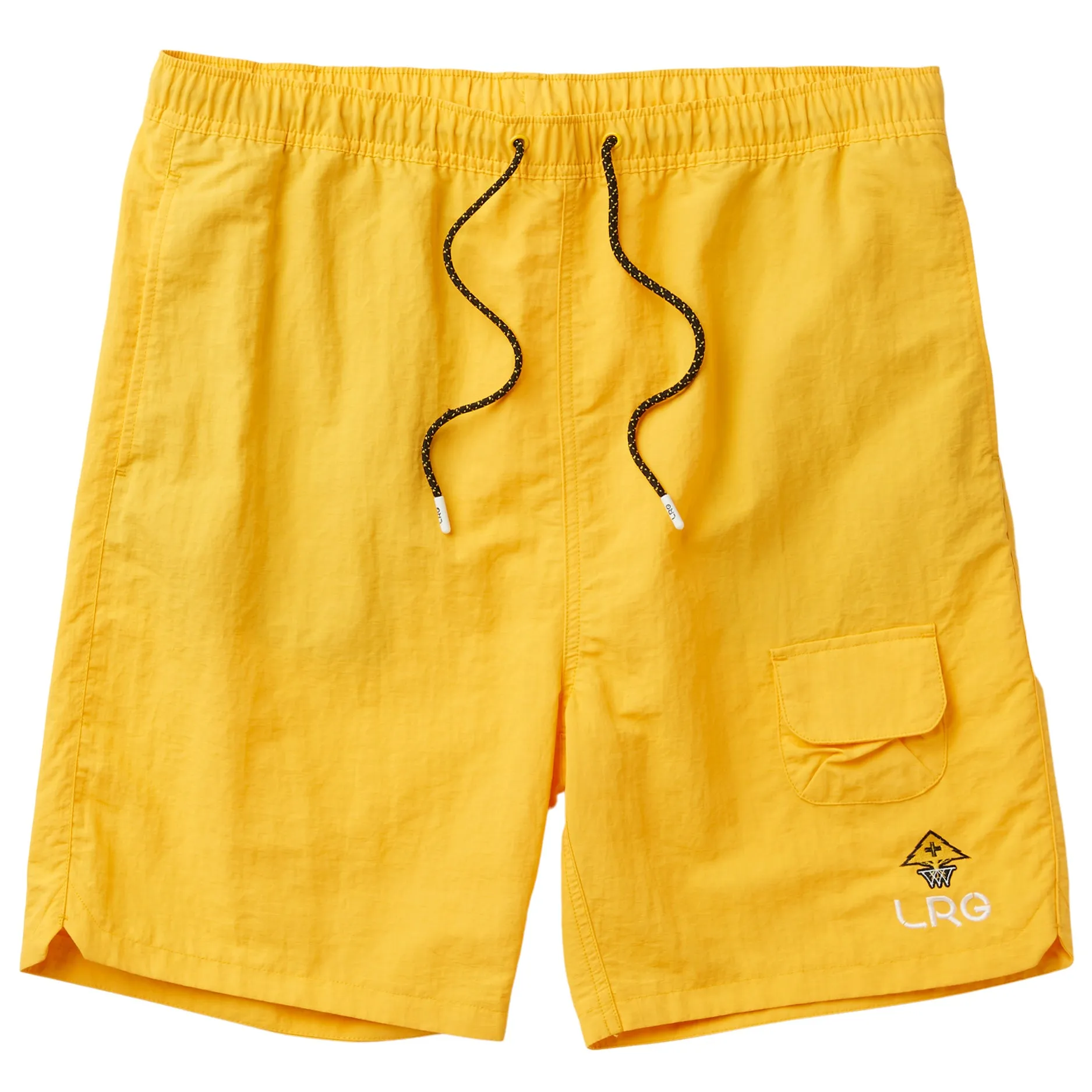 TURNOVER WOVEN SHORTS - YELLOW GOLD