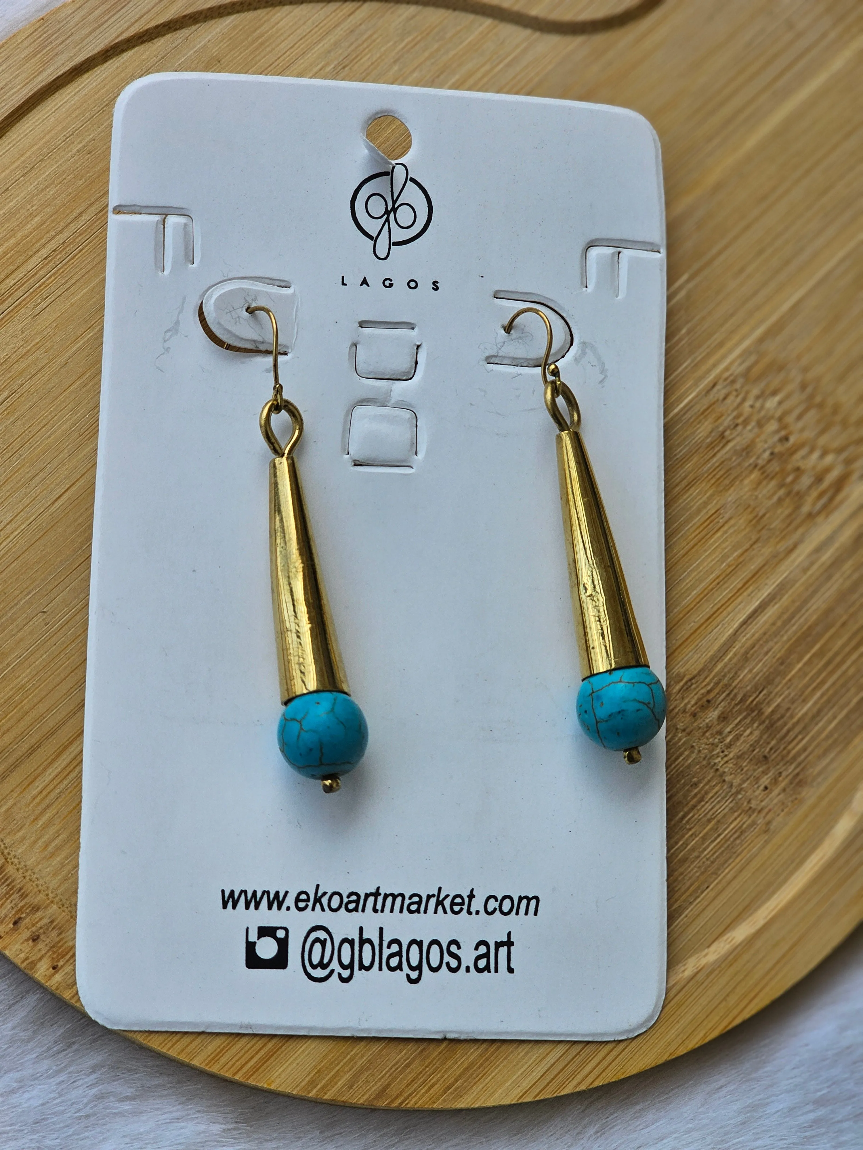 Turquoise ConeEarrings