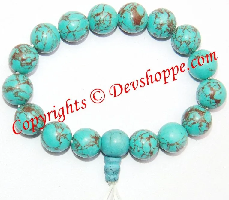 Turquoise ( Firoza ) Power bracelet , high quality beads