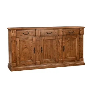 Tuscany 3 Door Buffet Cabinet in Earth Tone