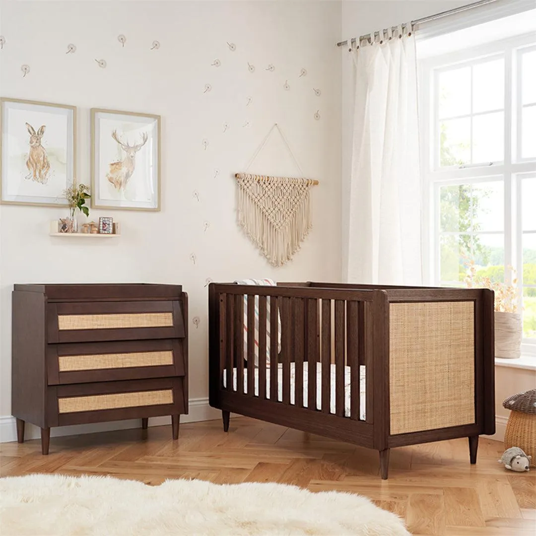 Tutti Bambini Japandi 2 Piece Room Set  - Warm Walnut