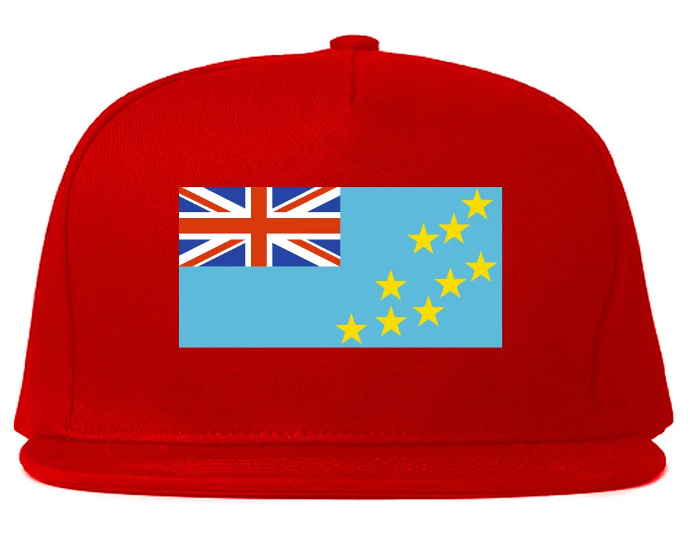 Tuvalu Flag Country Printed Snapback Hat Cap