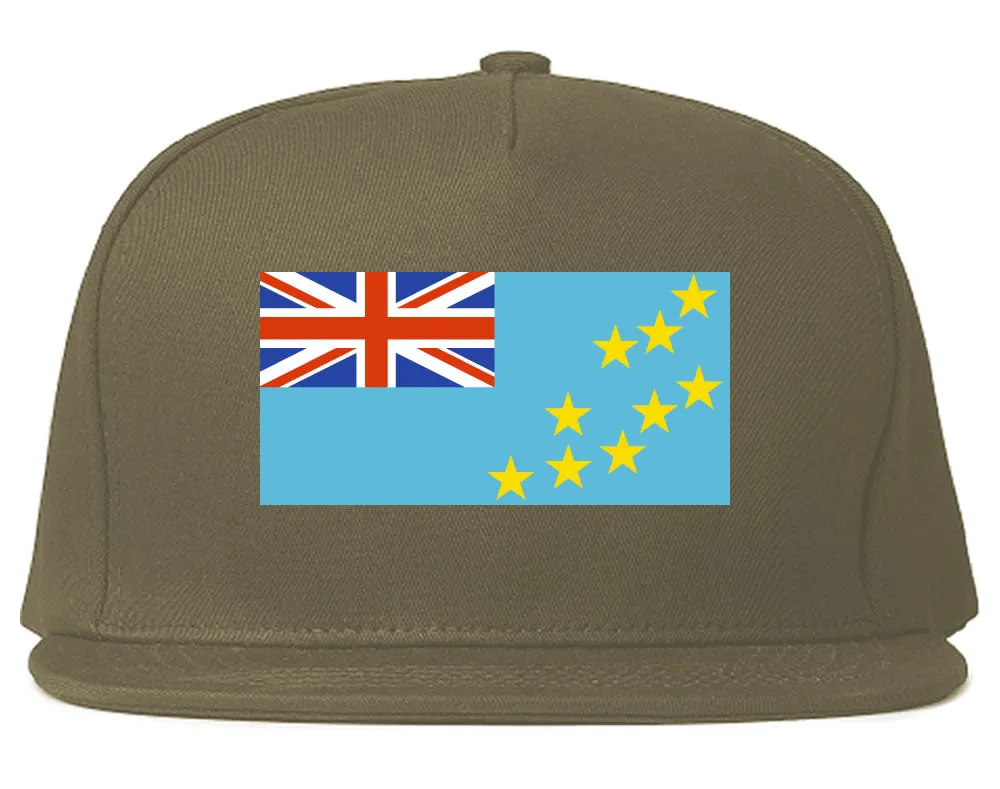 Tuvalu Flag Country Printed Snapback Hat Cap