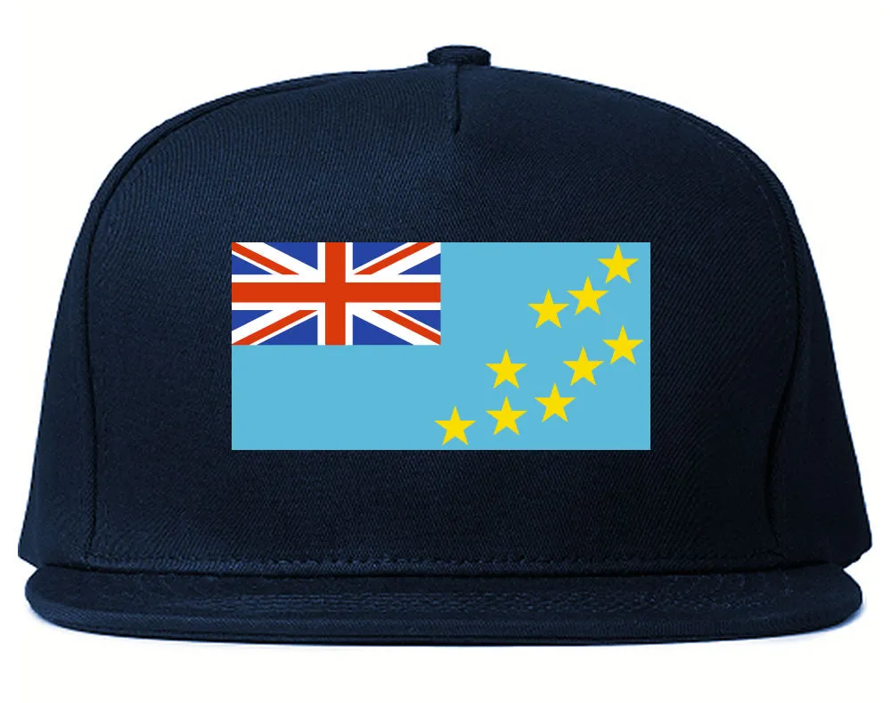 Tuvalu Flag Country Printed Snapback Hat Cap