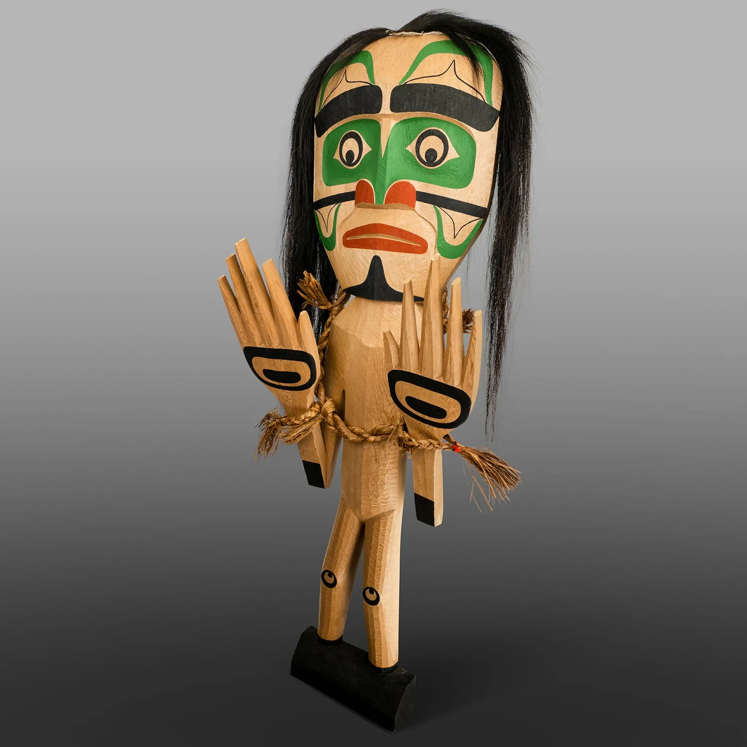 Tuxw'id Female Warrior Spirit Puppet