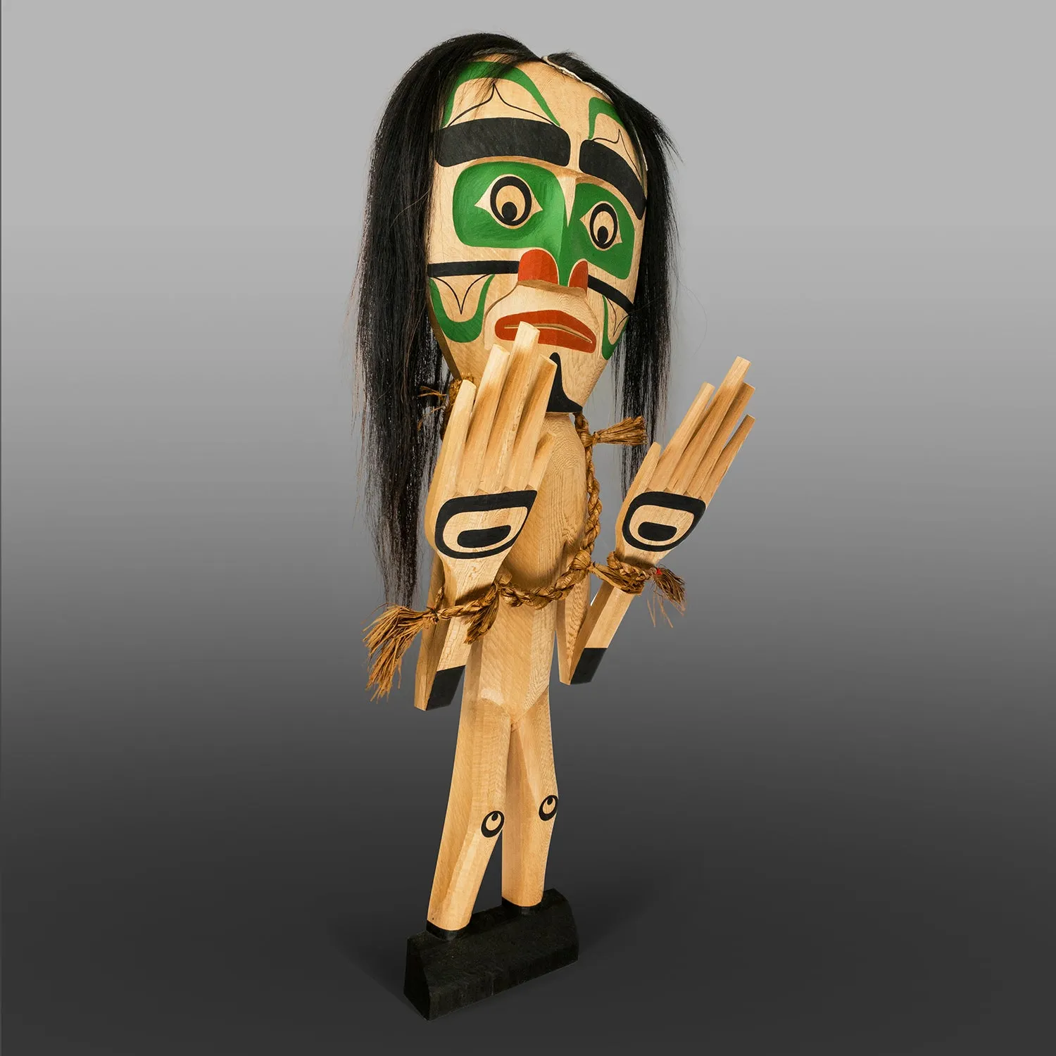 Tuxw'id Female Warrior Spirit Puppet