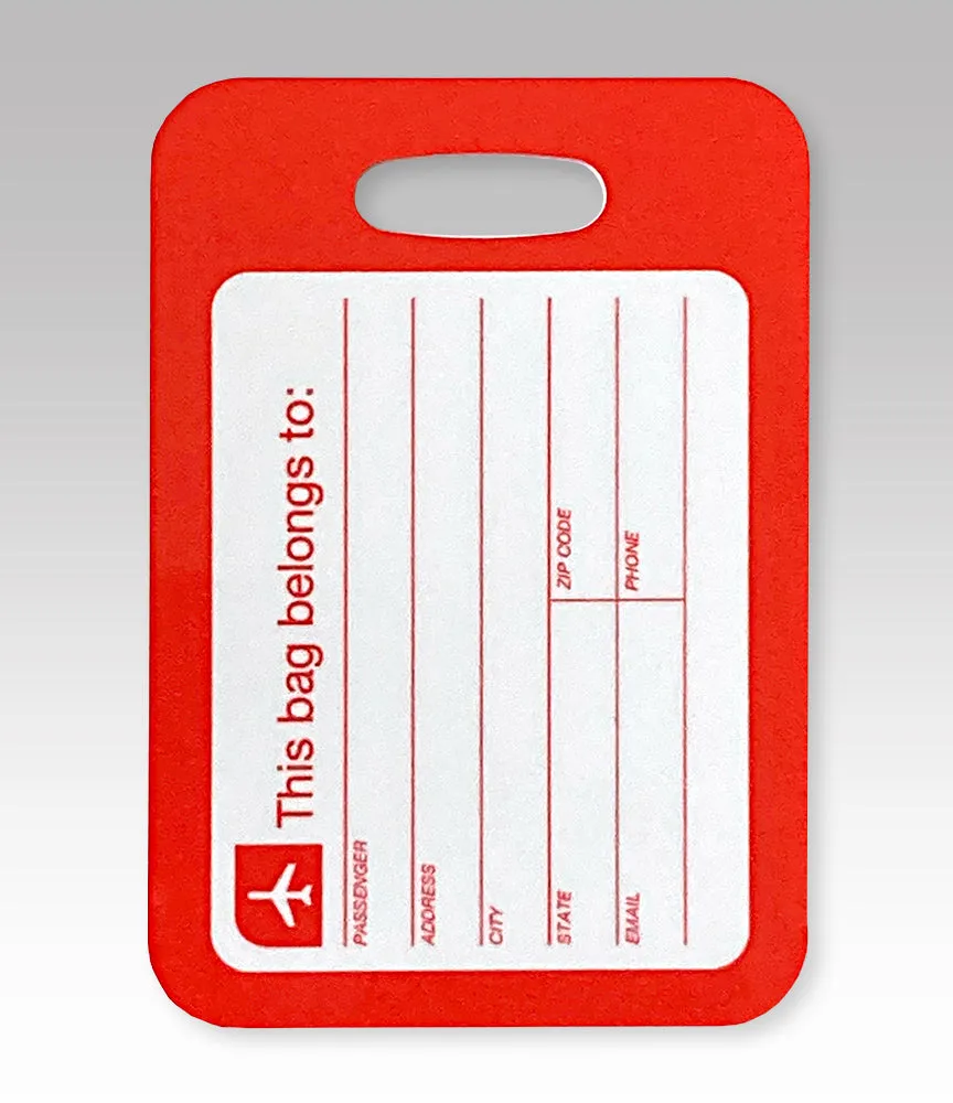 TWA Red Stripe Luggage Tag