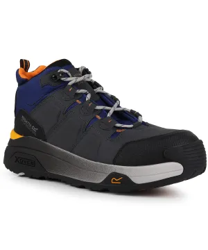 Twilight Blue/Gunmetal - Hyperfort S1P X-over metal-free safety hikers