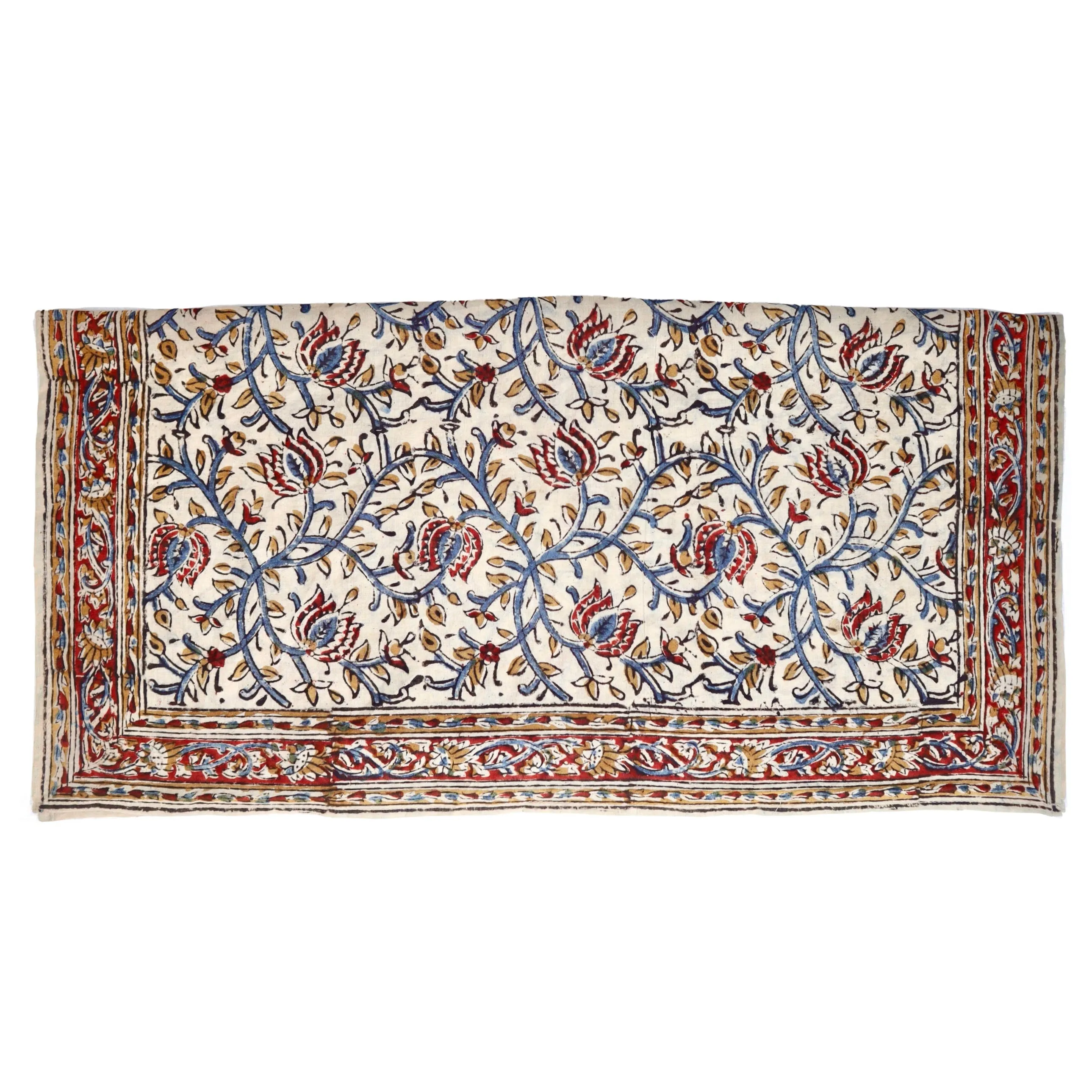 Twilight Petal - Kalamkari Cotton Bandana  (KK1407)