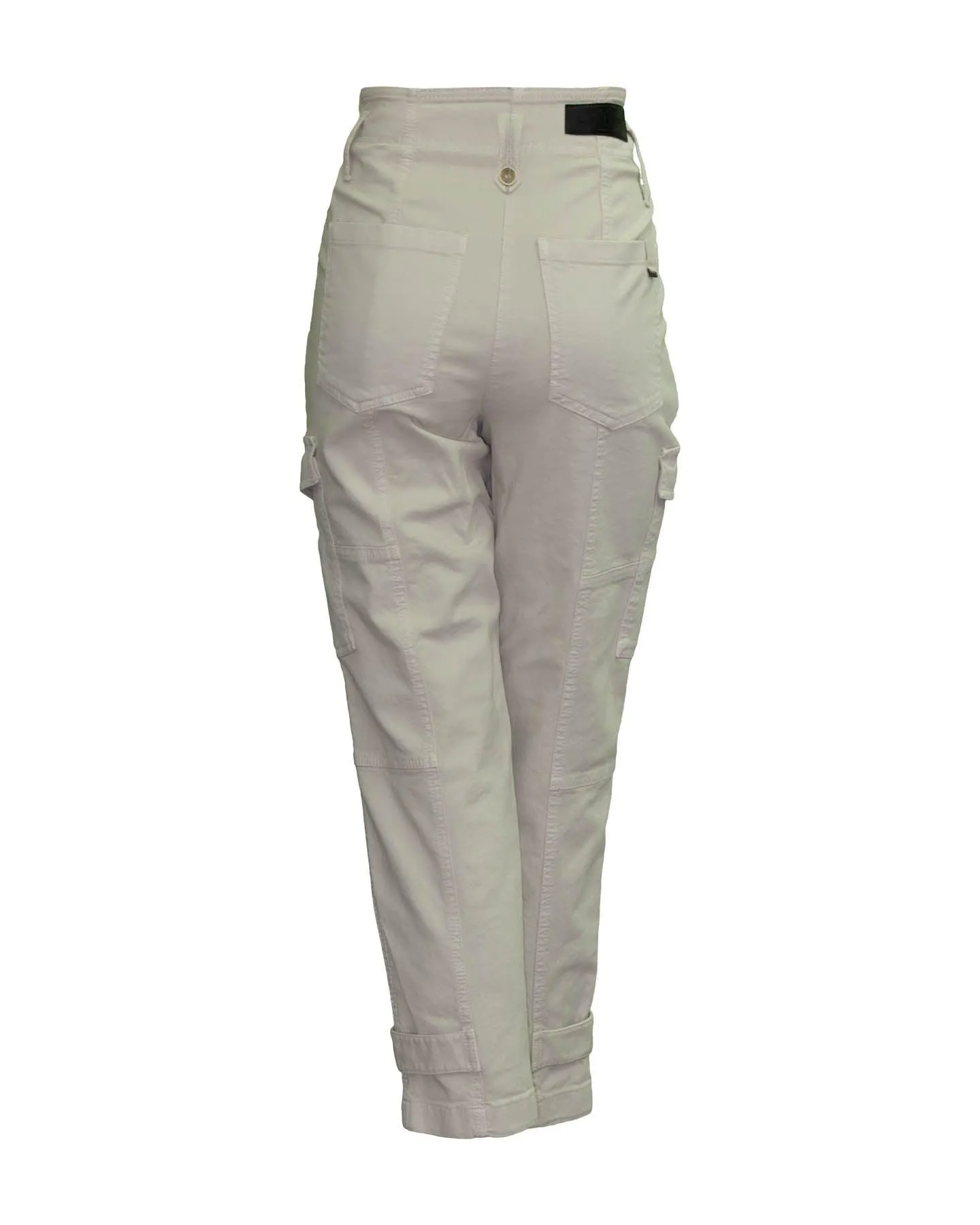 Twill Cargo Ankle Pants