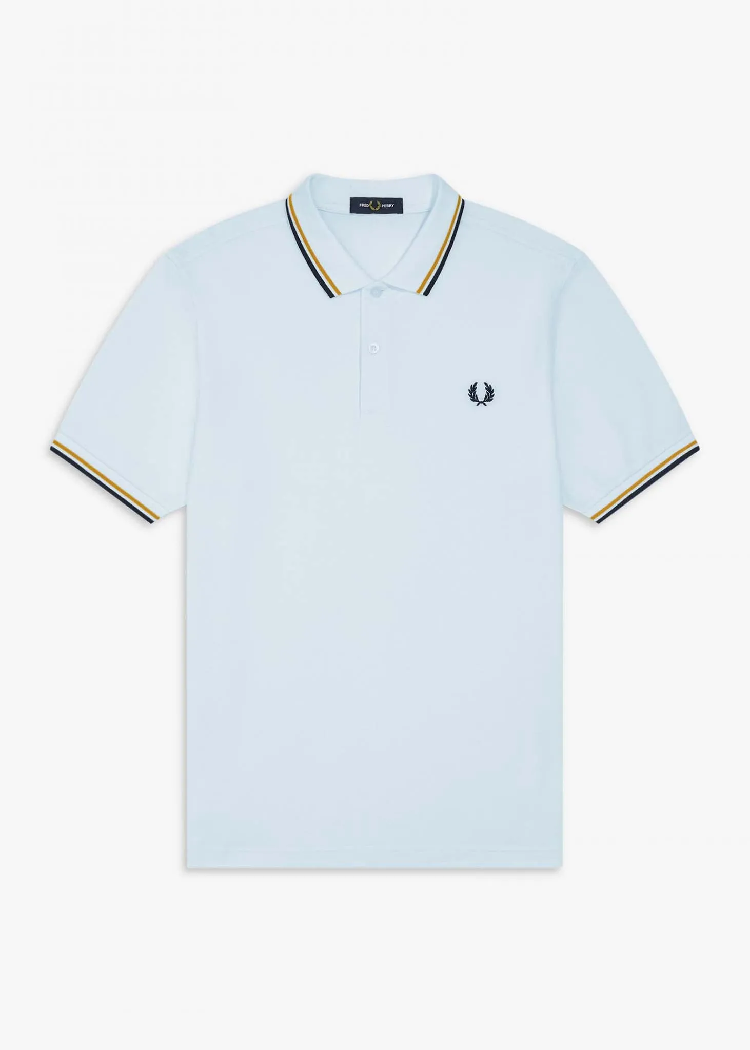 Twin tipped aw polo - chalk gold