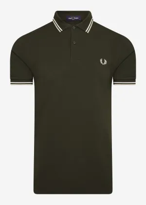 Twin tipped aw polo - hunting green