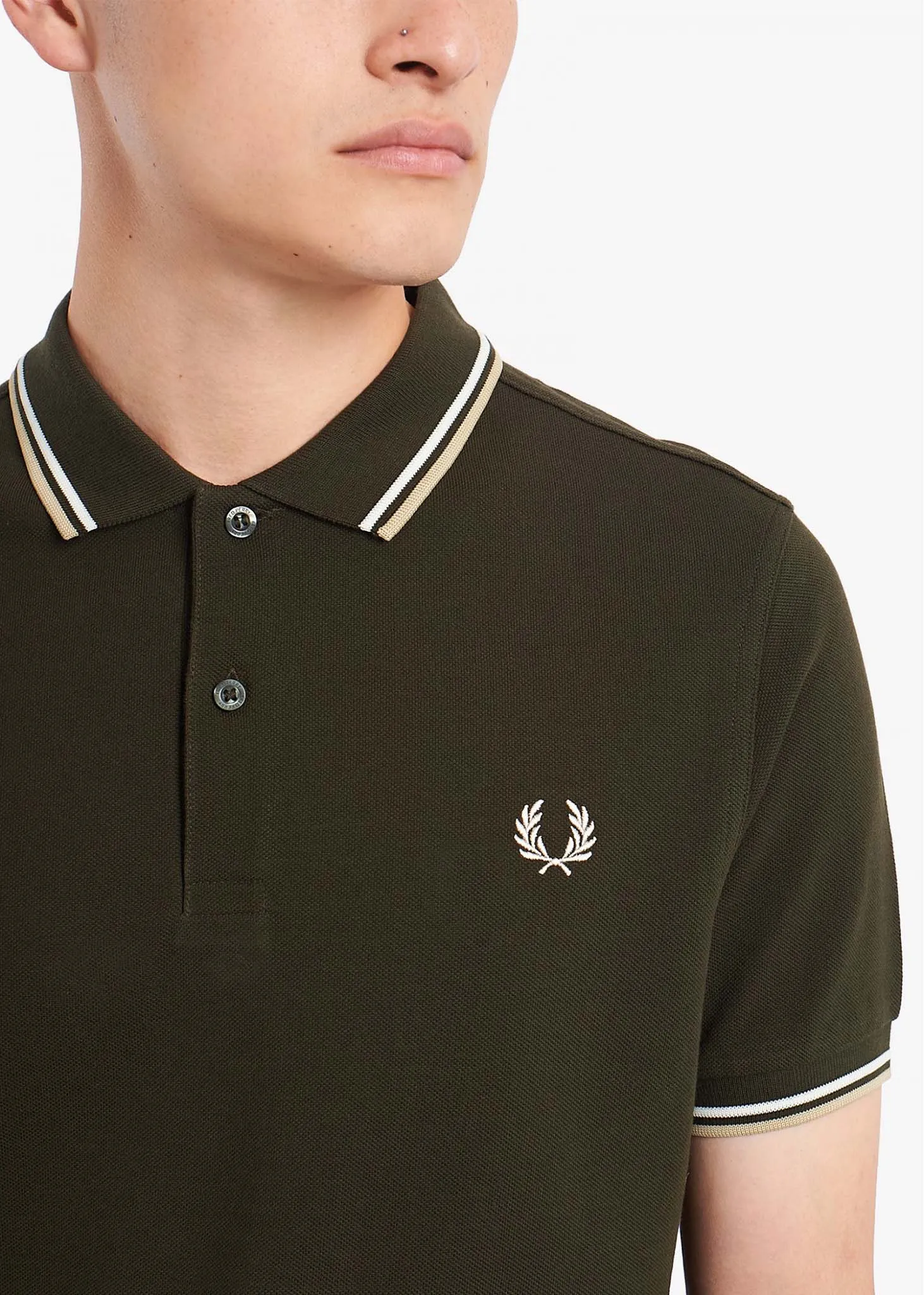 Twin tipped aw polo - hunting green