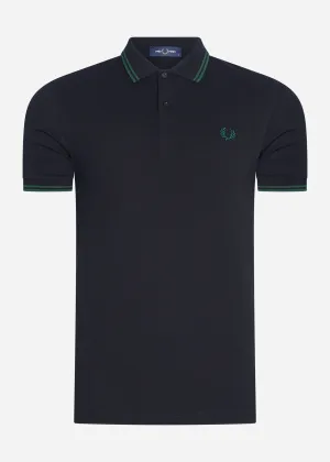 Twin tipped fred perry shirt - black ivy