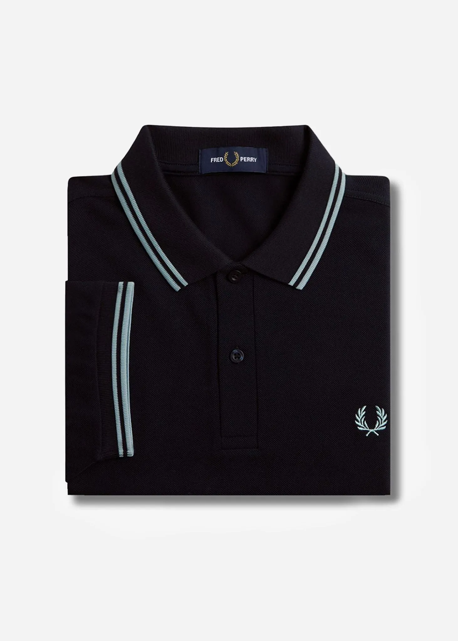 Twin tipped fred perry shirt - navy-silver blue silver blue