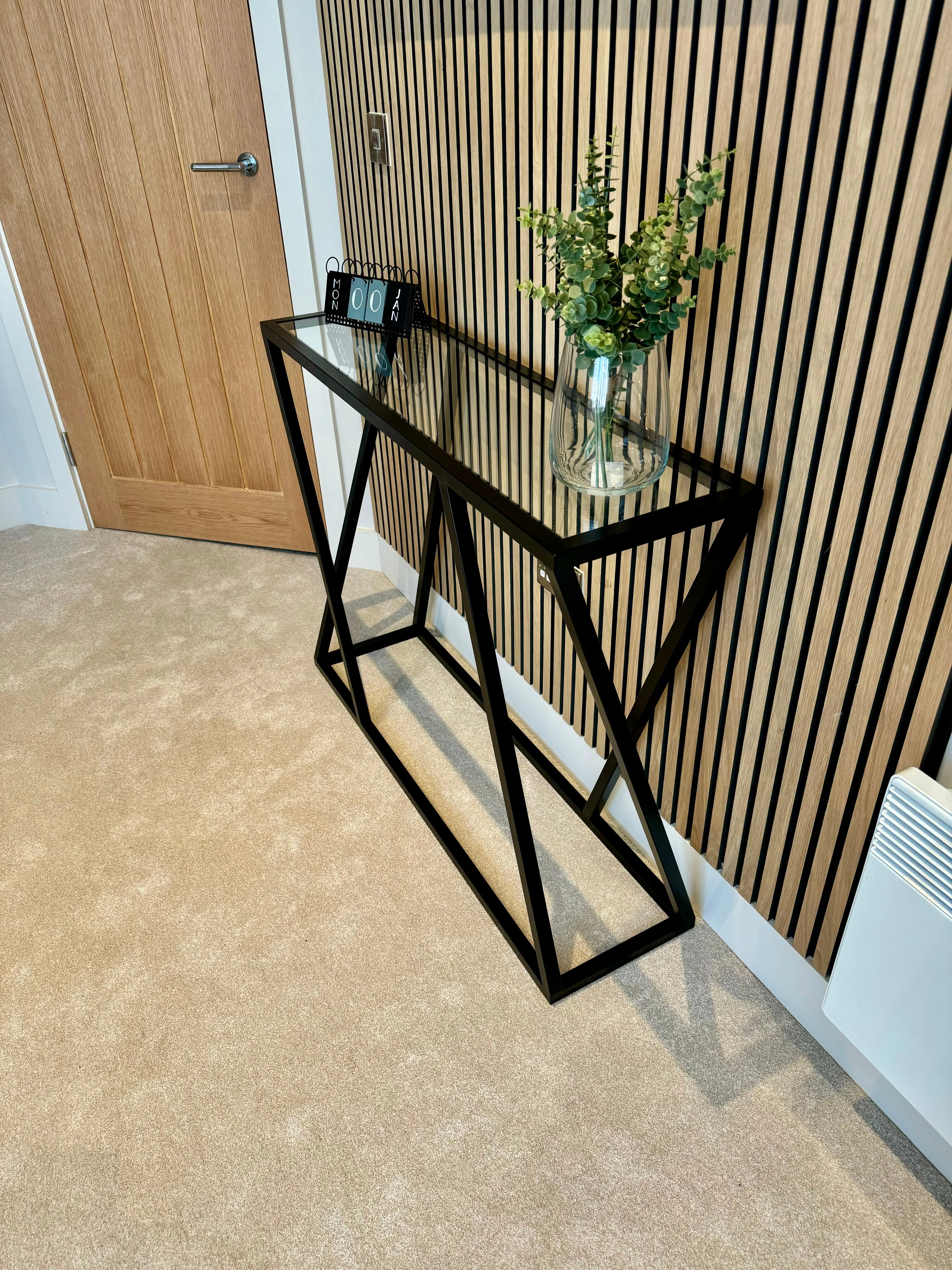 Twisted Console Table - Black