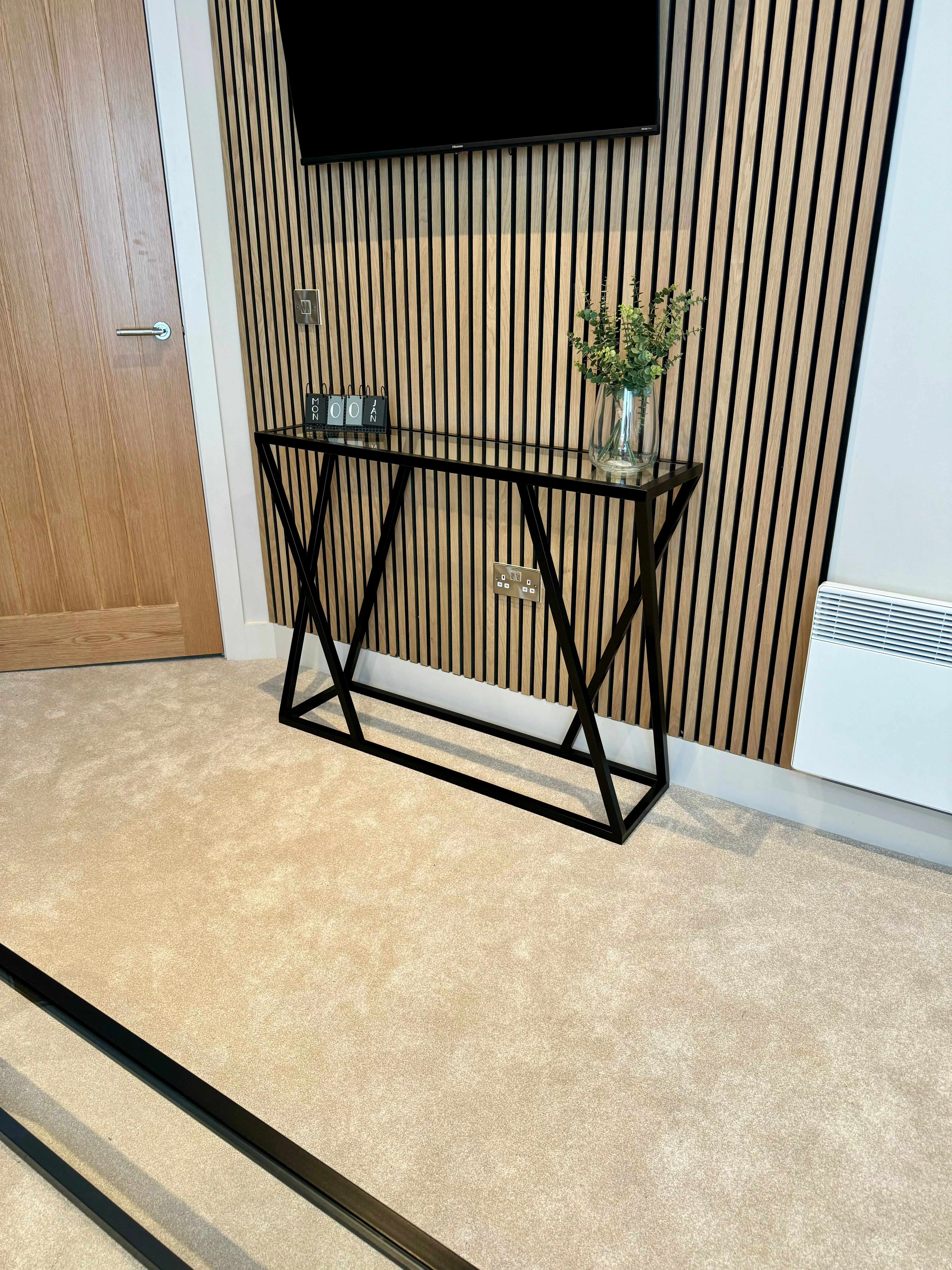 Twisted Console Table - Black