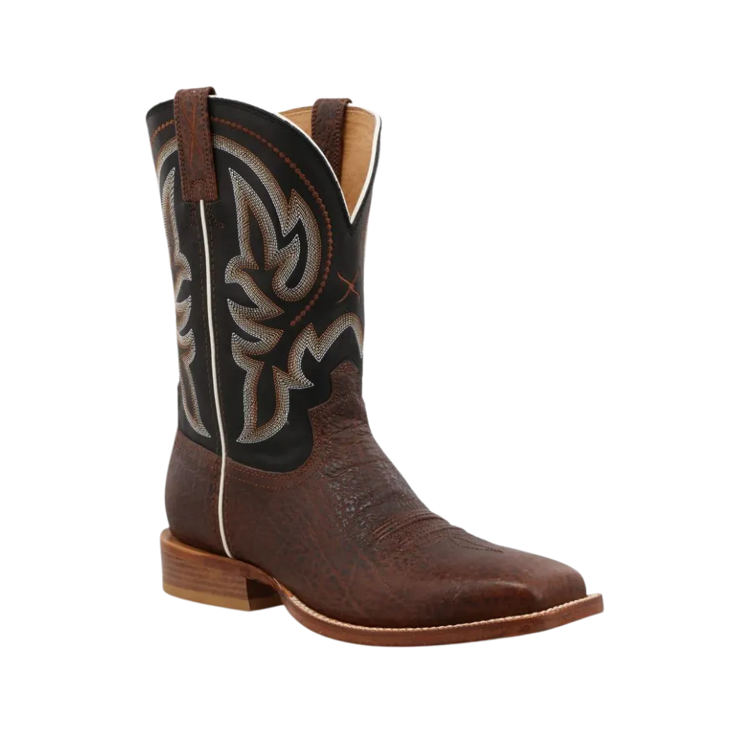 Twisted X Men's  Elephant Print & Antique Black Boot