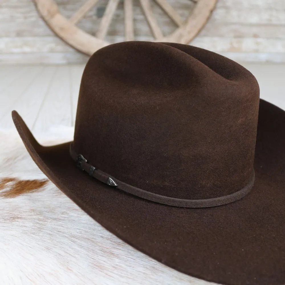 Twister Men's Felt Chocolate Cowboy Hat