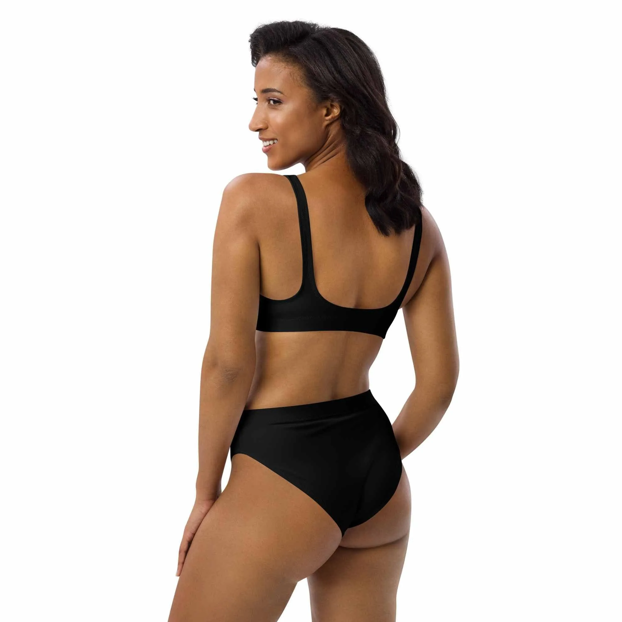 Two Piece Women's Swimsuit in Black Color