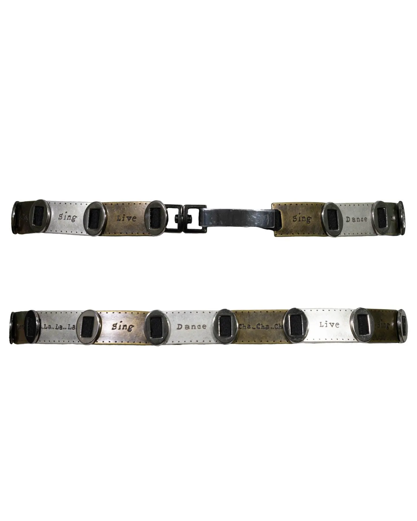 Two Tone Embossed Belt