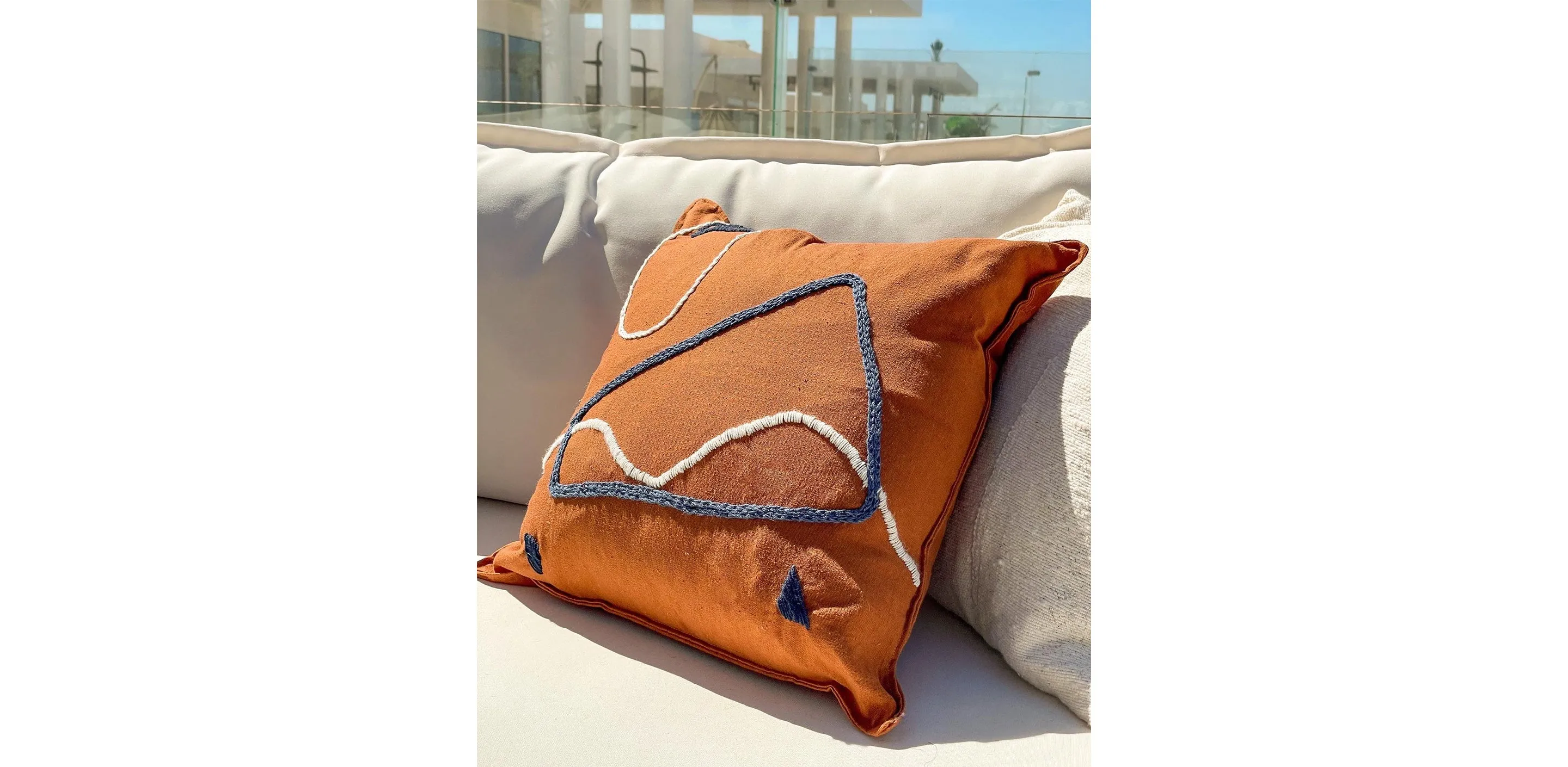 Two Triangle Cushion