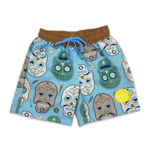 Tyoub Kids Board Shorts  Recycled Material Skulls Amigo