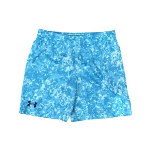 UA CRYSTAL SPECKLE BOOST SHORT BLUE SURF