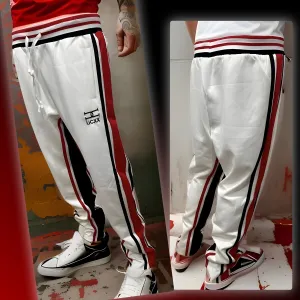 ^UCXX^ (WHITE-MULTI) TRACK PANTS (ACTIVEWEAR)