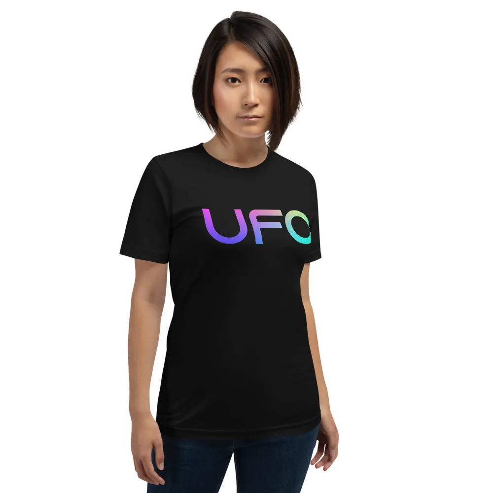 UFO - Color Gradient Tee - NASA - UFO Funny Tee