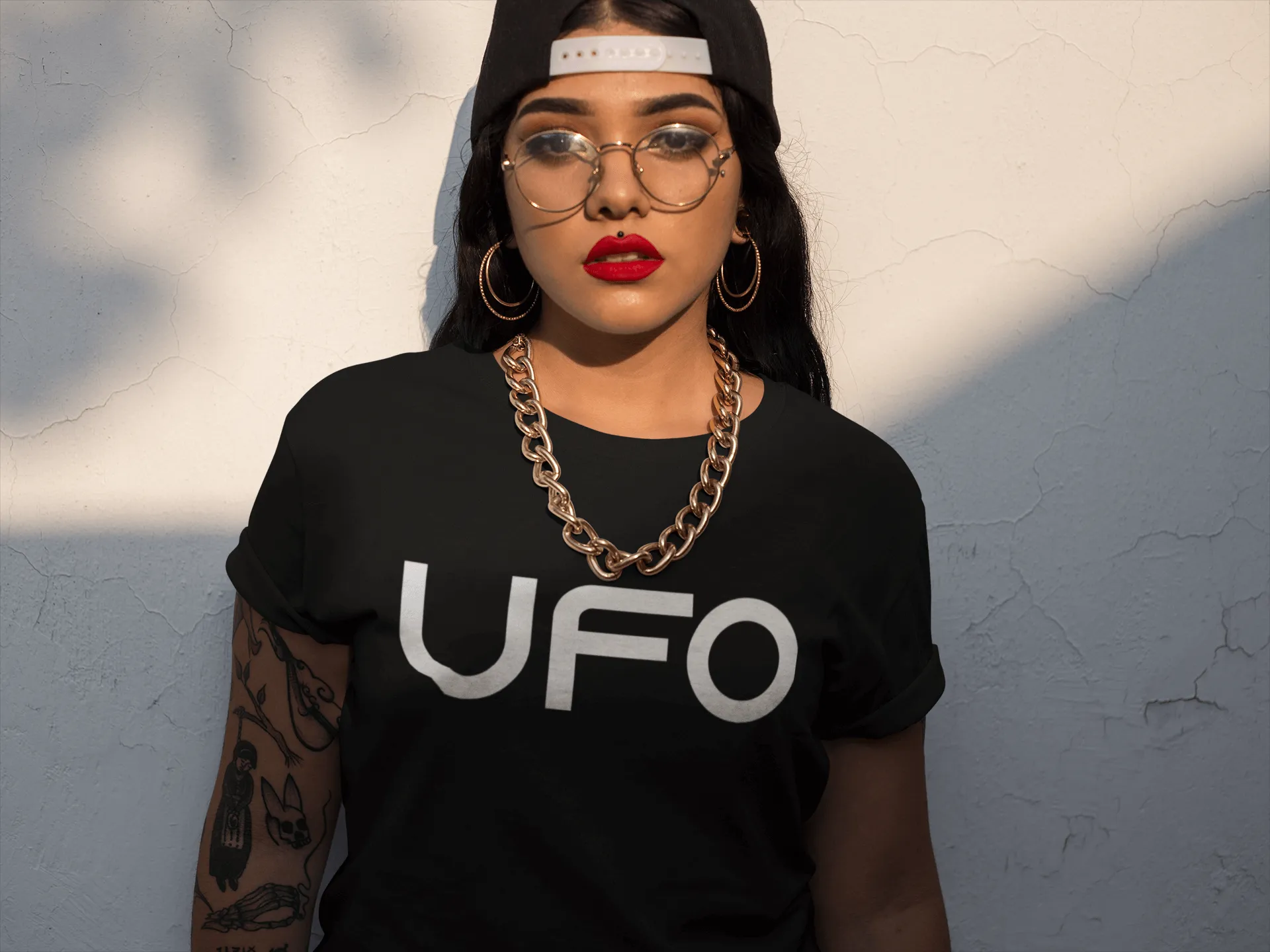 UFO - Color Gradient Tee - NASA - UFO Funny Tee