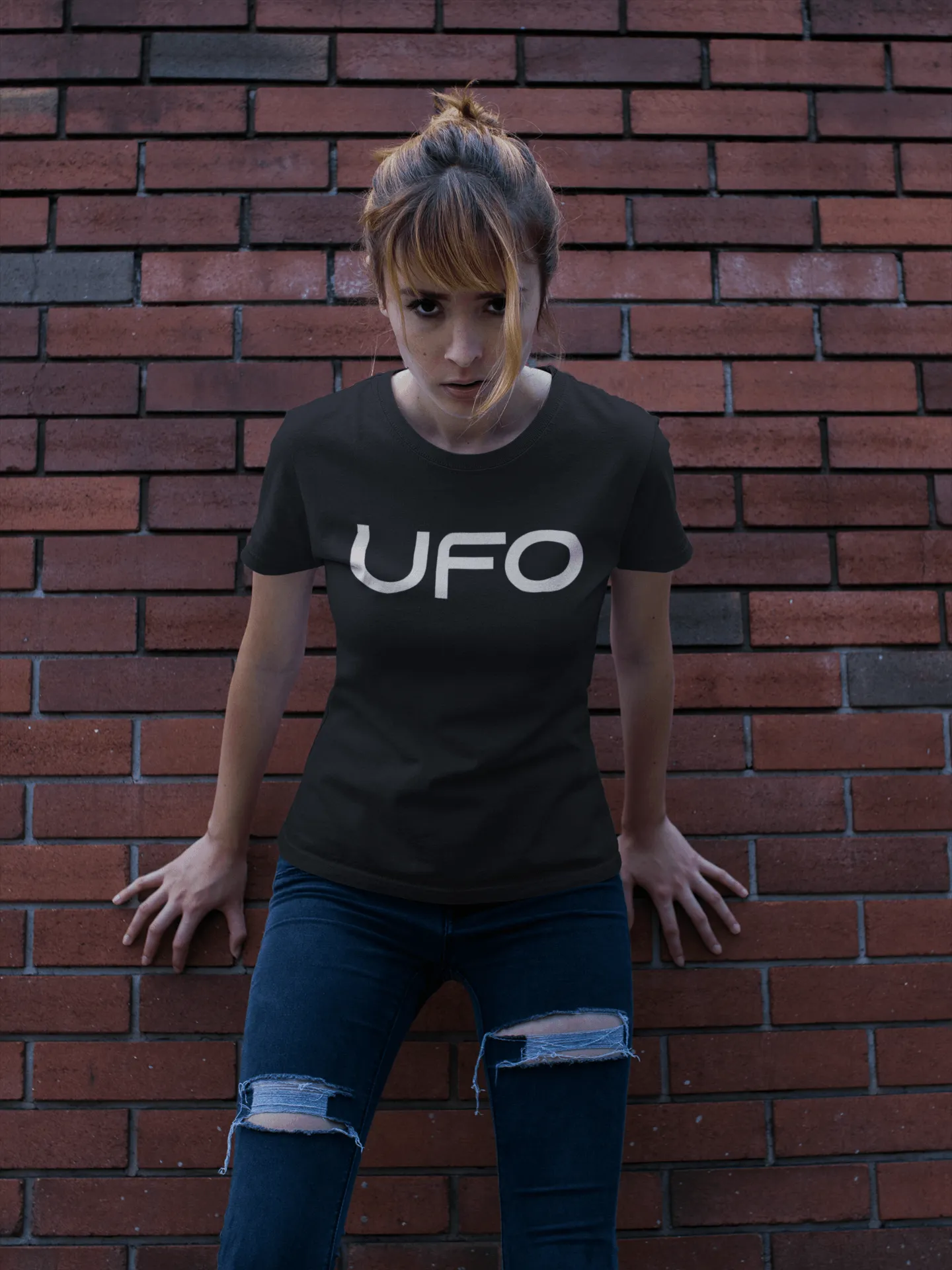 UFO - Color Gradient Tee - NASA - UFO Funny Tee