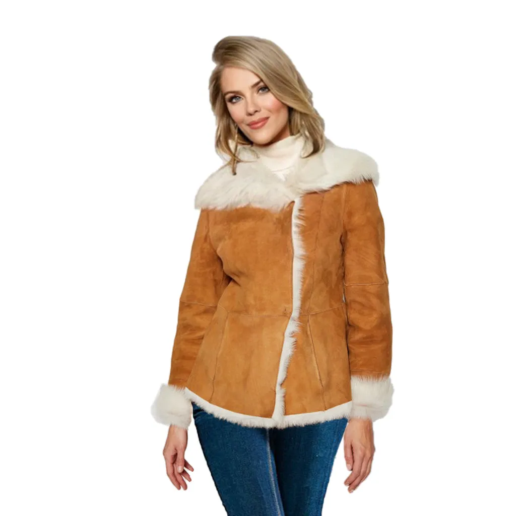 UGG Karlene Toscana Shearling Chestnut Jacket - Women's