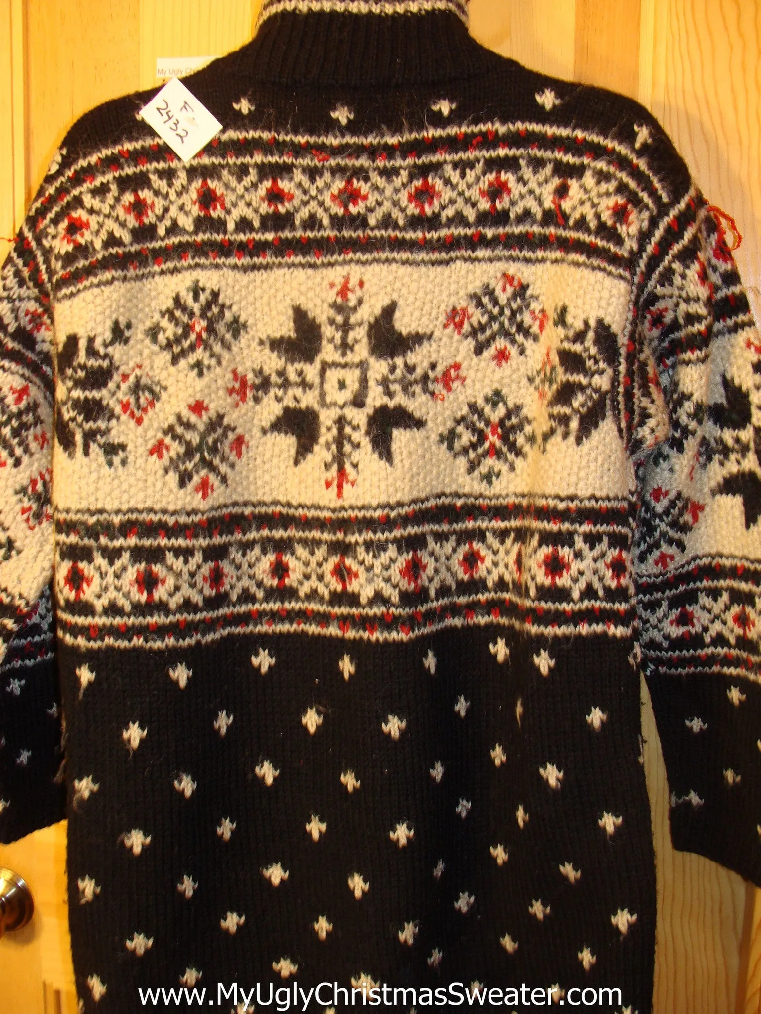 Ugly Christmas Sweater 2sided Nordic Pullover