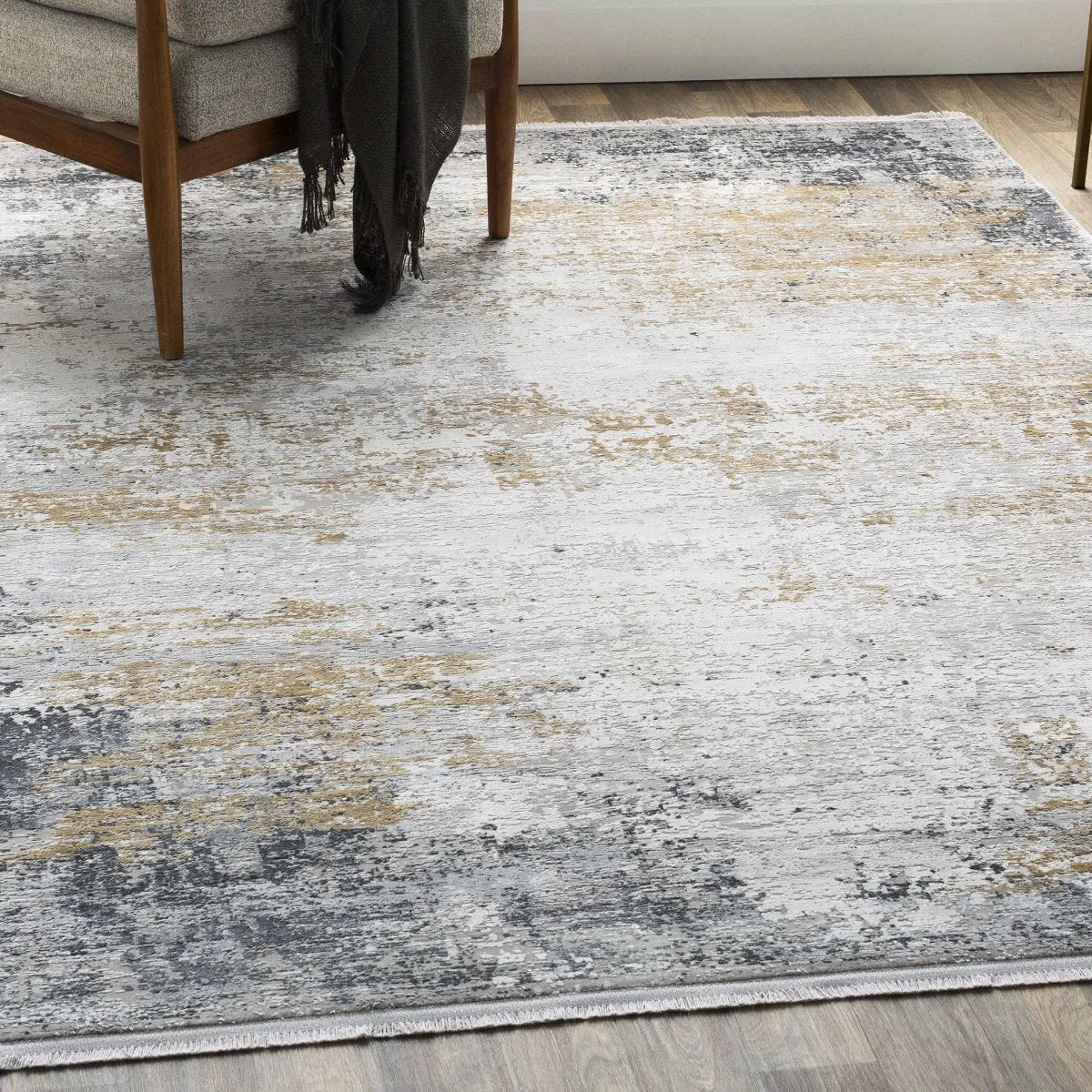 Ulen Abstract Viscose Rug