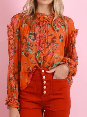 Ulla Johnson - Andi Blouse in Begonia