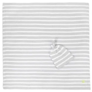 Ultra Soft Baby Blanket Mini Stripe with Cap