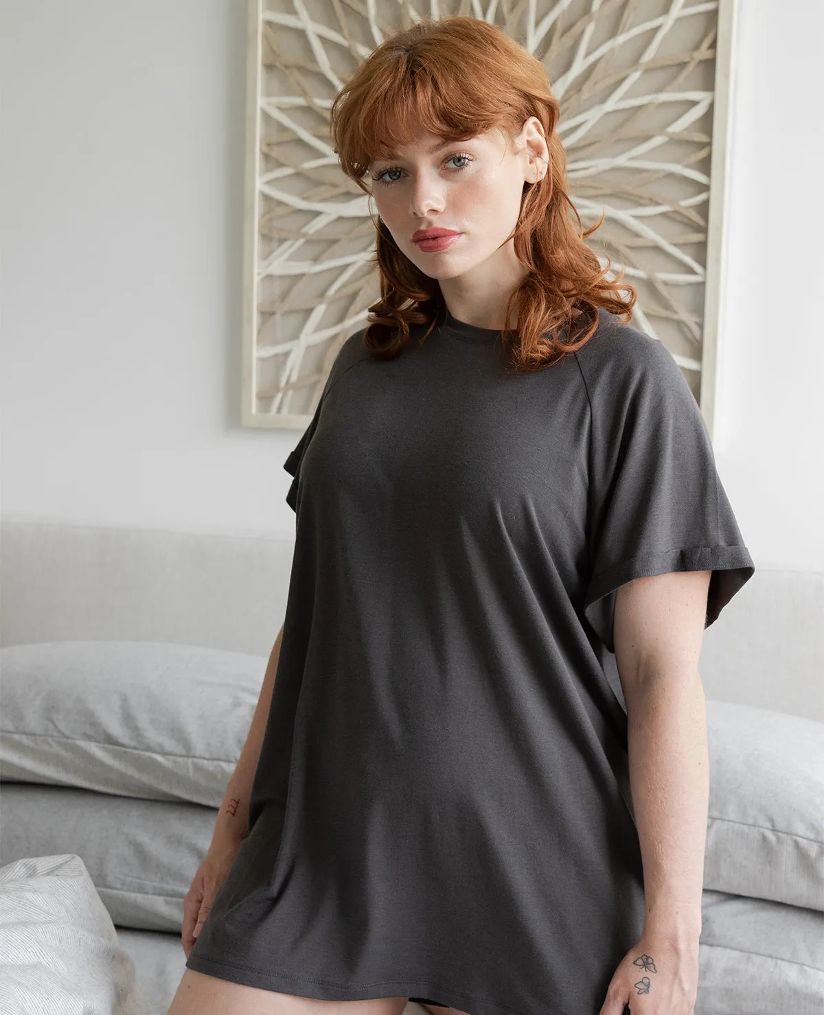 Ultra Soft Sleep Tee Coal