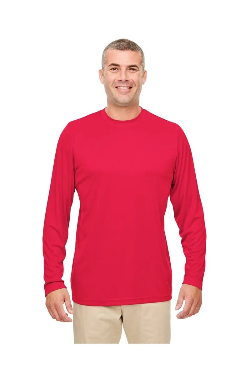 UltraClub 8622: Men's Cool & Dry Performance Long-Sleeve Top