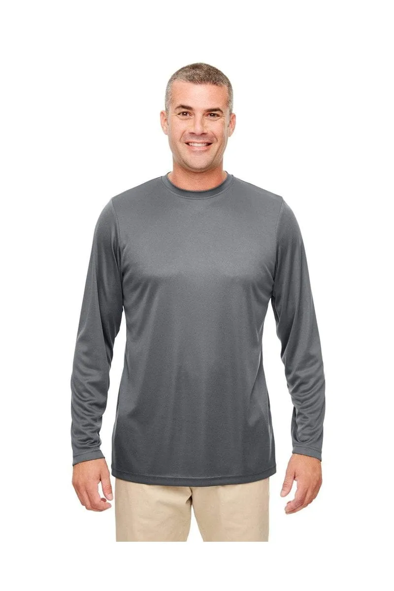 UltraClub 8622: Men's Cool & Dry Performance Long-Sleeve Top